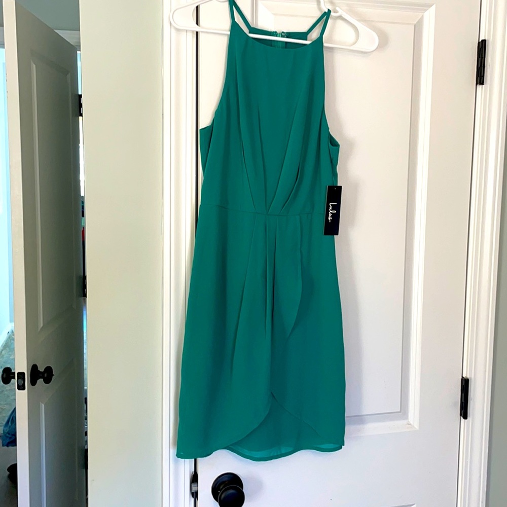 Green Wedding guest dress
